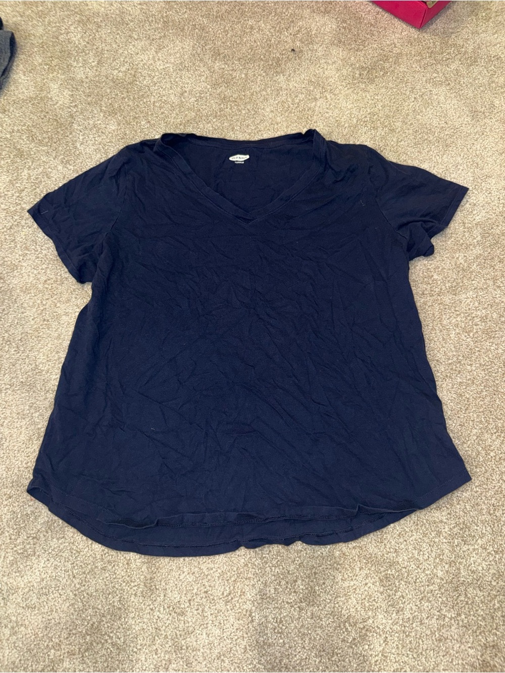Old Navy Women's V-Neck Tee - Navy Blue